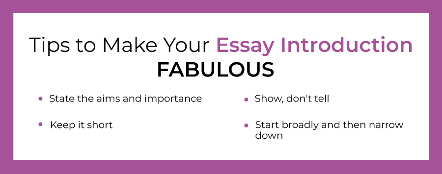 Tips for Writing an Essay Introduction
